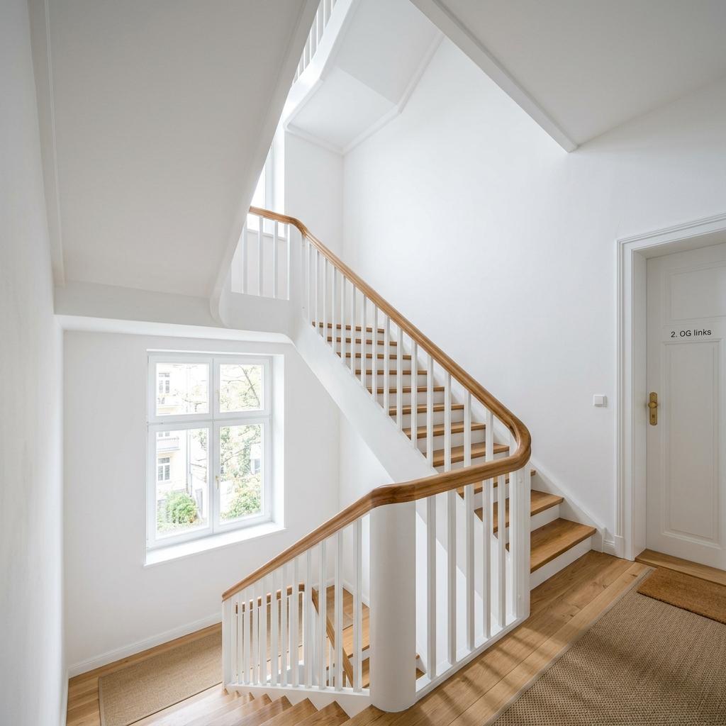 Treppenhausanstrich Mehrfamilienhaus